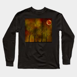 Autumn night sky Long Sleeve T-Shirt